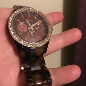 Fossil tortoiseshell watch